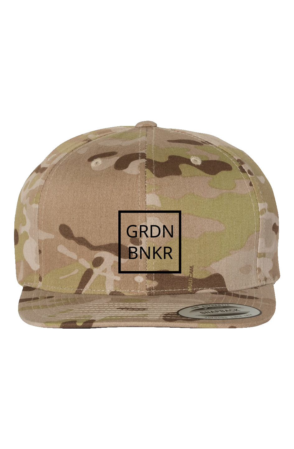 GRDN BNKR Multicam Arid Premium Snapback