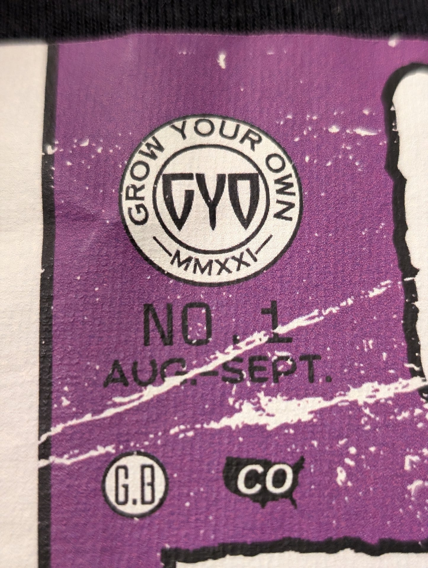 Tales from the Garden No. 1 Greenhouse Horror Comic Shirt Artwork Grow Your Own GYO Detail