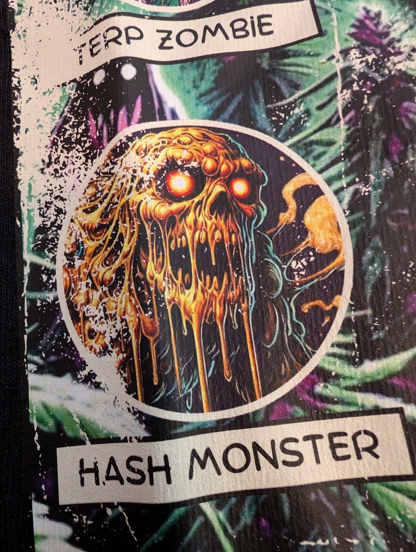 Tales from the Garden No. 5 Haunted Farm Horror Comic Shirt Artwork Featuring Hash Monster Detail
