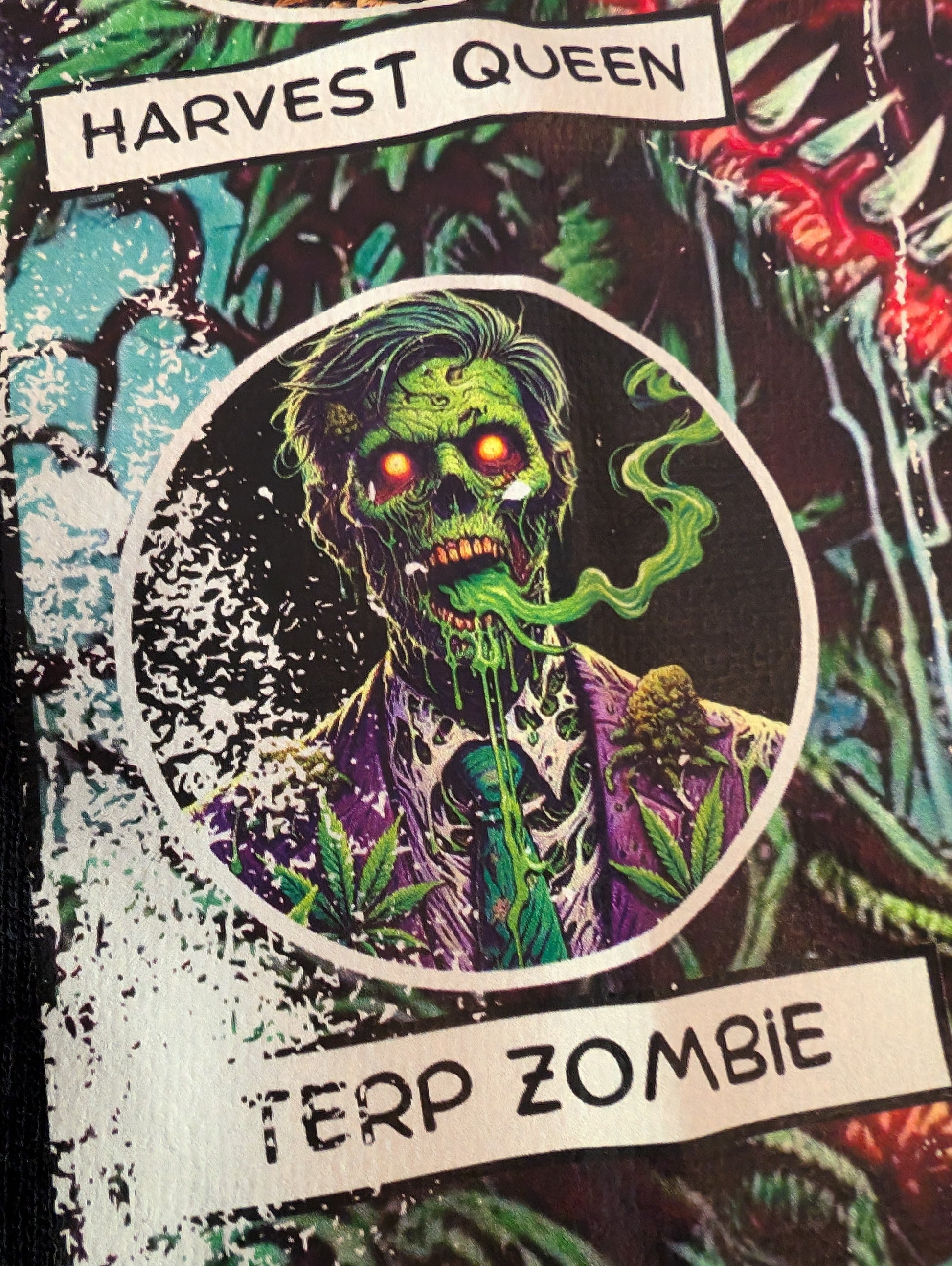 Tales from the Garden No. 6 Audrey III Horror Comic Shirt Artwork Featuring Terp Zombie Detail