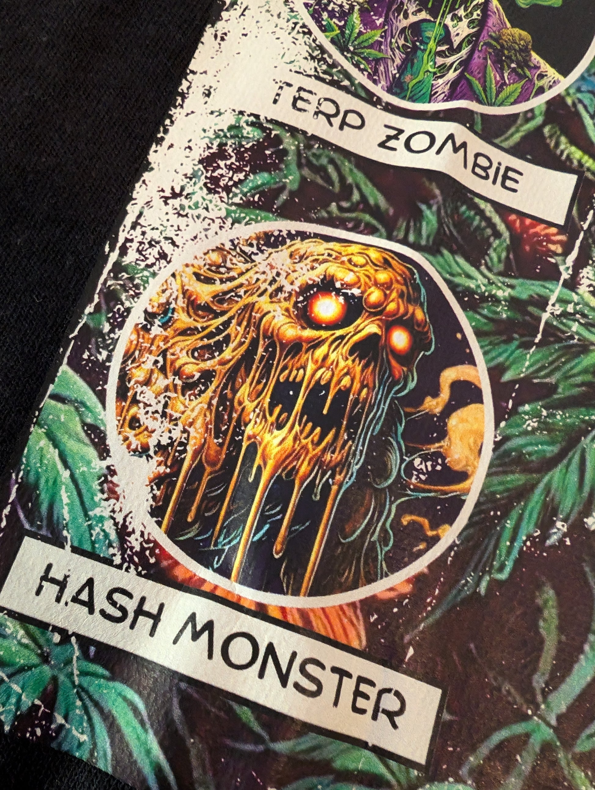 Tales from the Garden No. 6 Audrey III Horror Comic Shirt Artwork Featuring Hash Monster Detail