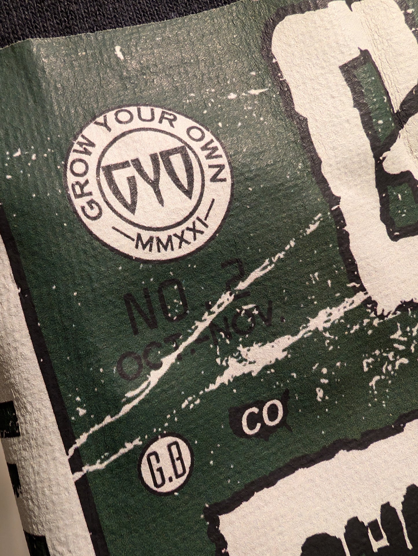 Tales from the Garden No. Pumpkin Monster Horror Comic Shirt Artwork Grow Your Own GYO Detail