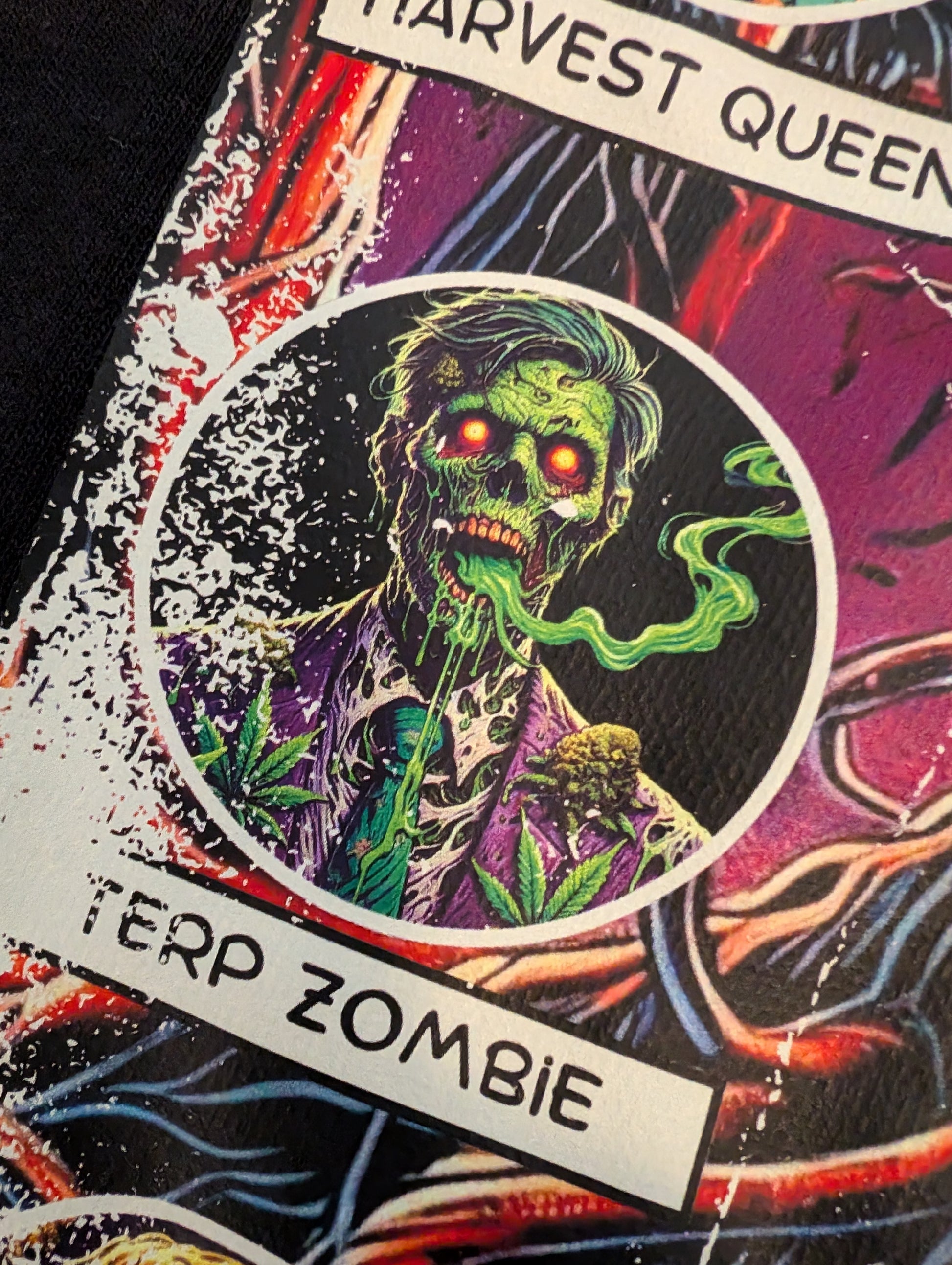 Tales from the Garden No. Pumpkin Monster Horror Comic Shirt Artwork Featuring Terp Zombie Detail