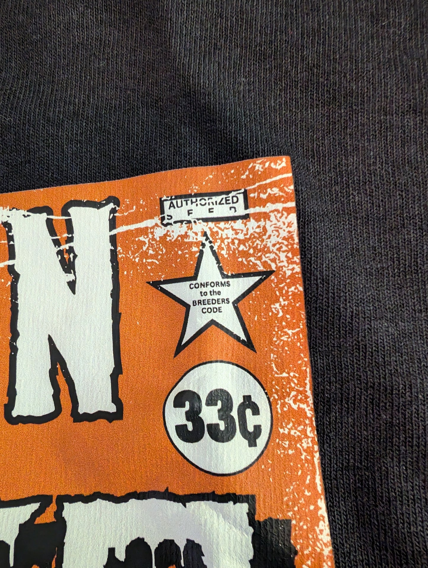 Tales from the Garden No. 3 UAP / UFO Horror Comic Shirt Artwork Authorized Seed Conforms to the Breeders Code 33 cents Detail