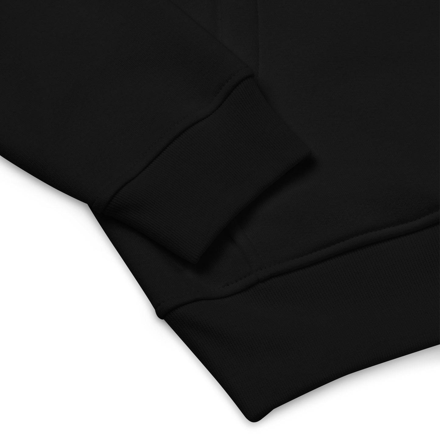 Premium Eco Hoodie with Back Logo GRDN BNKR (Black on Black)